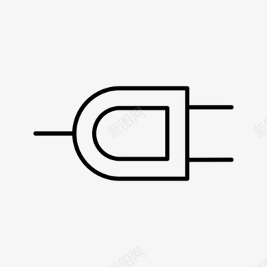 插头电流电线图标