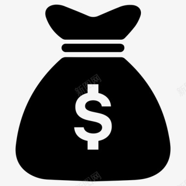 钱金币钞票钱钞票现金图标
