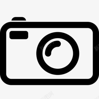 袖珍相机摄影旅行图标