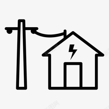 家用电器输入电压图标