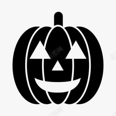 绚丽灯笼jackolanternjacko灯笼万圣节图标