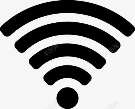 免费商用wifi已连接免费wifi图标