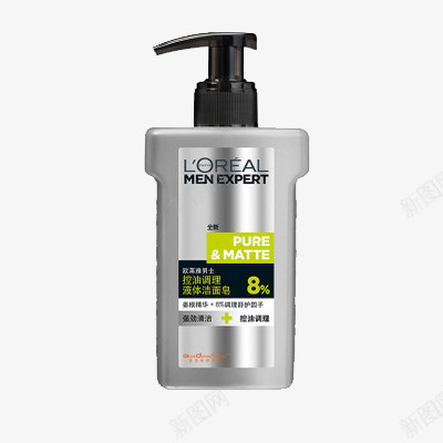 欧莱雅男士控油调理液体洁面皂png免抠素材_88icon https://88icon.com 欧莱雅 男士 控油 调理 液体 洁面