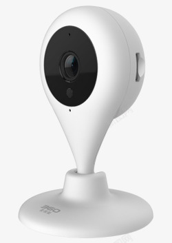360智能摄像机夜视版D503小水滴WiFi网络摄素材