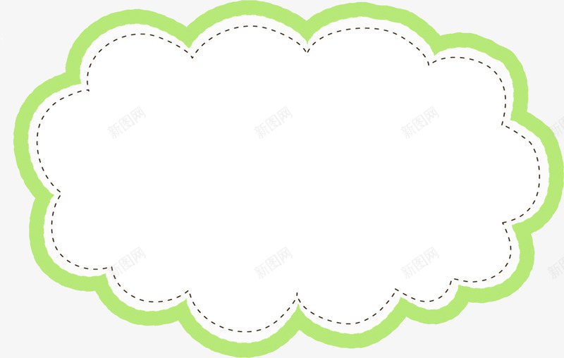 绿色云朵边框个性其他壁纸png免抠素材_88icon https://88icon.com 绿色 云朵 边框 个性 其他 壁纸