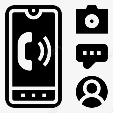 手机Up直社交logo应用社交媒体应用程序通信图标