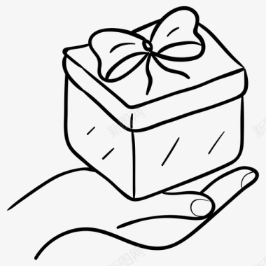 礼品优惠惊喜礼品包装礼品图标