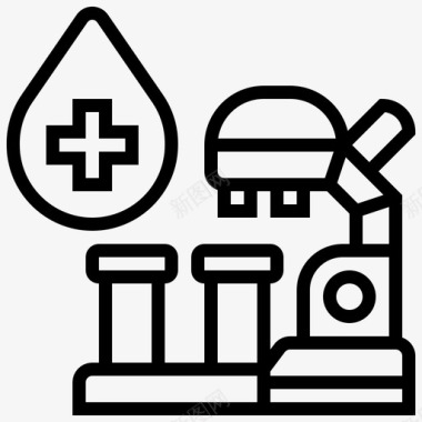 科学研究地研究健康实验室科学图标