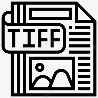 照片tiff文件应用程序图像图标