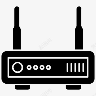 无线路由器促销wifi路由器互联网设备调制解调器图标