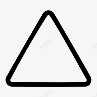 三角形角形泳池架图标