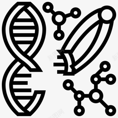 分子遗传dna修饰图标