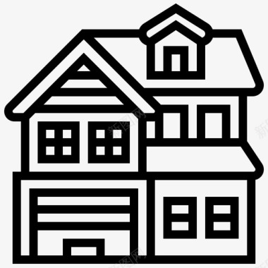 居家生活房产房子图标