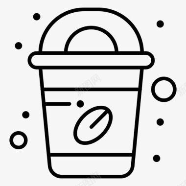 咖啡咖啡杯星巴克图标