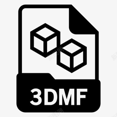 DXF文件格式3dmf文件格式图标