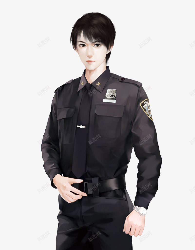 黑色制服男生l21png免抠素材_88icon https://88icon.com 黑色 制服 男生