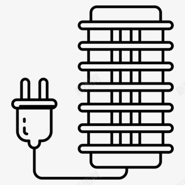 电子遥控器灭虫灯灭虫器灭蚊器图标