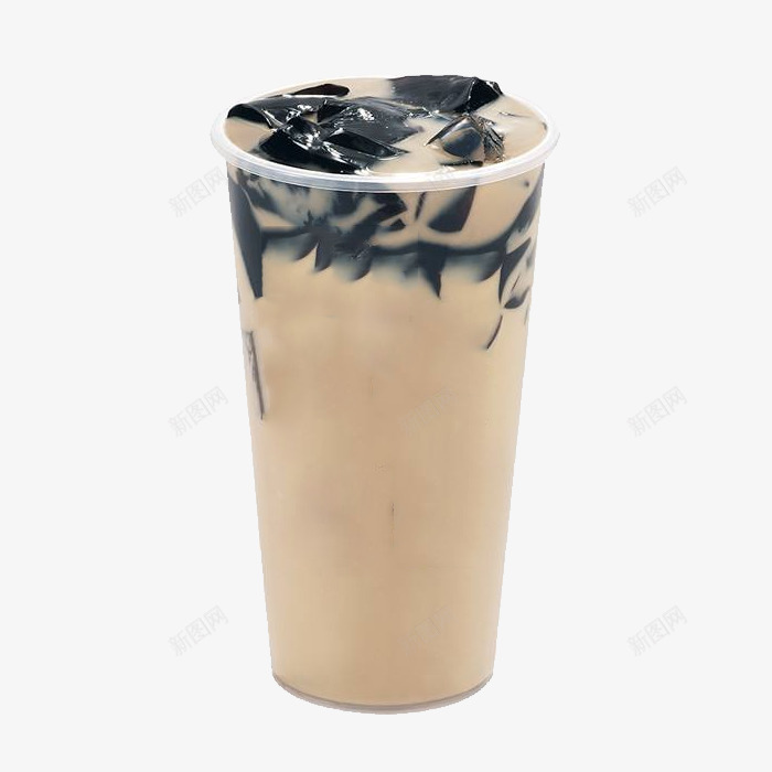 700x700烧仙草奶茶png免抠素材_88icon https://88icon.com 仙草 奶茶