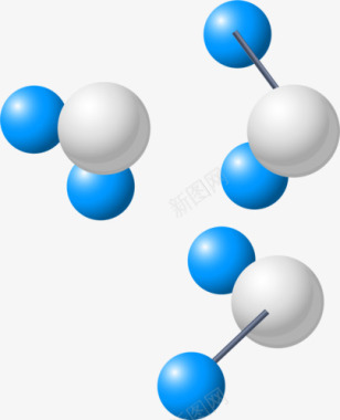 分子h2o水分子DNA图标