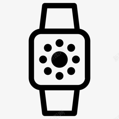 智能手表苹果手表电子手表图标