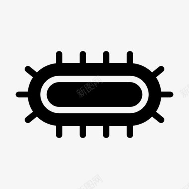 拒绝感染微生物细菌疾病图标