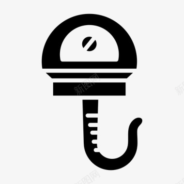 牢固耐用起重机吊钩吊钩起重机图标