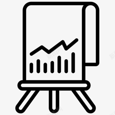 展示商业信息图表展示任务图标