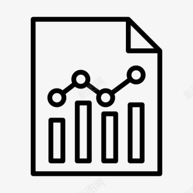 商务步骤图表图形文件分析图表图标