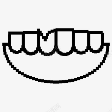 小牙齿牙齿清洁牙医图标