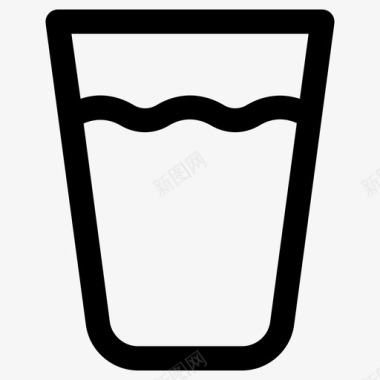 饮料杯玻璃杯饮料杯子图标