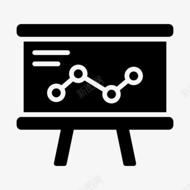 设计文稿演示文稿分析板图标