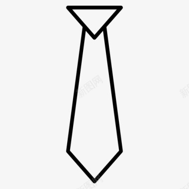 办公室领带时尚男士图标