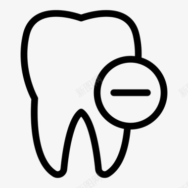 拔牙牙科医疗图标