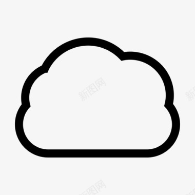 云存储云云服务云存储图标