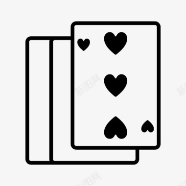 扑克牌游戏玩具图标