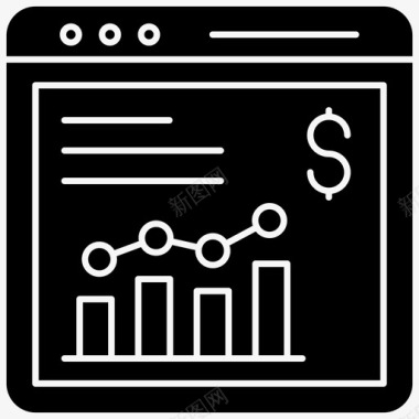 数据分析矢量图web数据分析业务图业务信息图图标