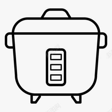 电饭锅烹饪装置家用电器图标