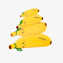 香蕉毛绒玩具抱枕素材