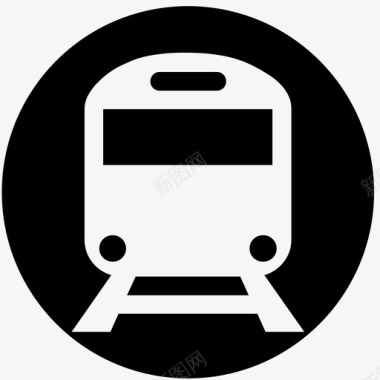 公交地铁标识地铁图标