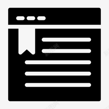 在线教育网页书签在线教育图标