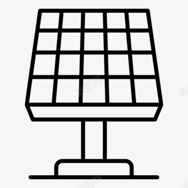 太阳能板太阳能板可再生能源太阳能图标