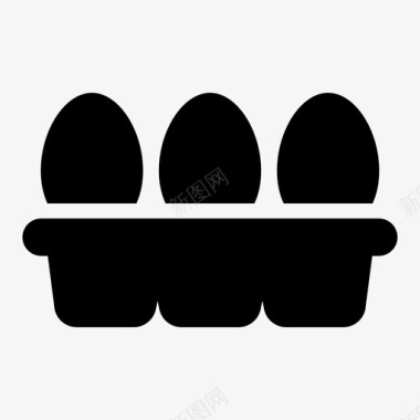 蛋盘煎蛋卷蛋壳图标