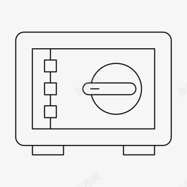 保险箱图片保险箱存款金融图标