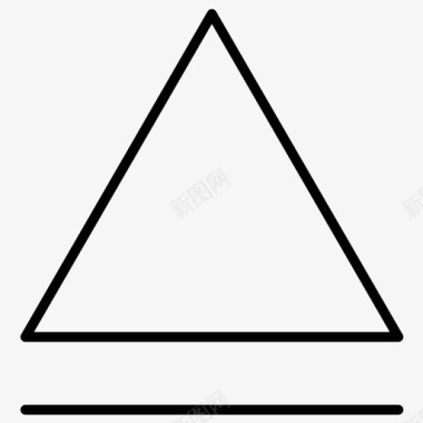 三角形弹出几何体图标
