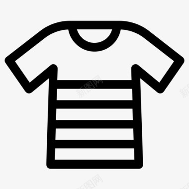 定制团队服装T恤休闲服装图标