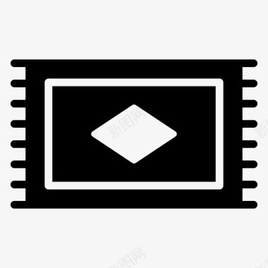 地板矢量地毯斗篷地板覆盖物图标