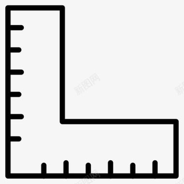 加工标尺创意设计图标