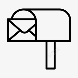 房地产信封设计信箱电子邮件信封高清图片
