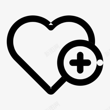 最美乡村加心最爱喜欢图标