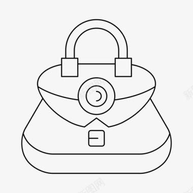 奢侈品手袋奢侈品购物图标